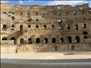 intérieur de l'amphithéatre romain d'El Jem